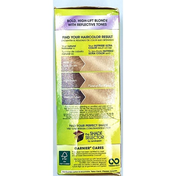 Garnier Hair  (Pack of 1), LB1 Ultra Light Cool Blonde (Calla Lily) NEW SEALED - Picture 2 of 5